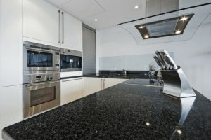 Black epoxy counter